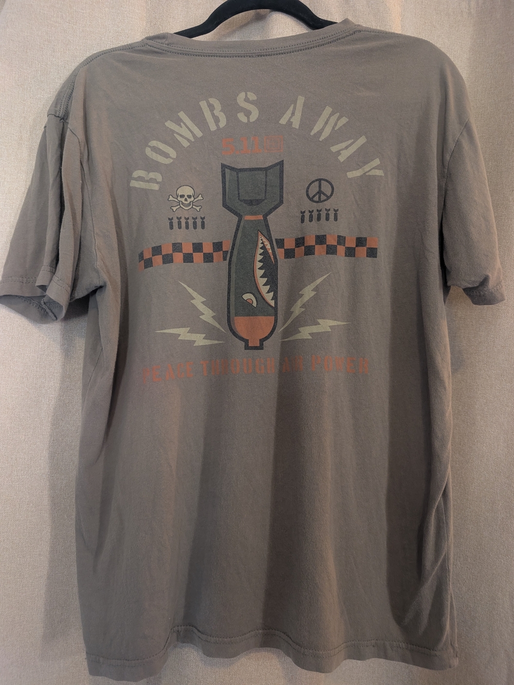 5.11 Bombs Away Graphic Tee - Gray